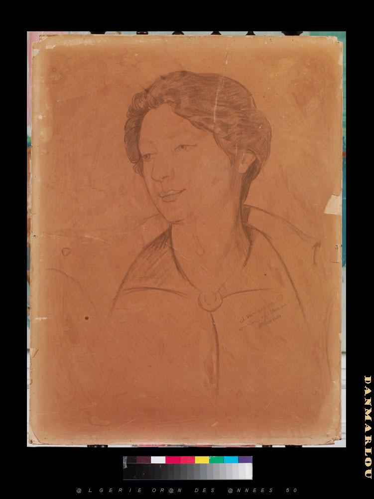 AUGUSTIN FERRANDO 1880-1957 Ferrando-011 Henriette Agostini-Ferrando (premiere epouse du peintre).jpg -  
